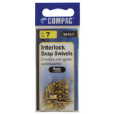 Barrel Swivels with Interlock Snaps