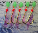 Winged Sabiki Rigs With Swivel
