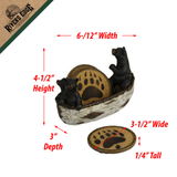 Bears in a Boat Coaster Set