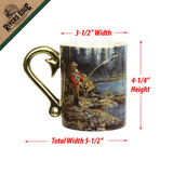 Rainbow Trout Large Capacity 3D Ceramic Mug - 15oz